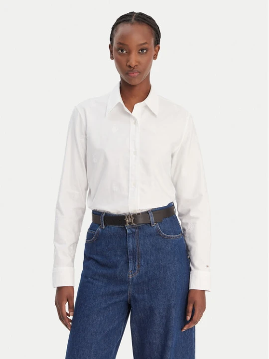 Zdjęcie produktu Tommy Hilfiger Koszula WW0WW49386 Biały Relaxed Fit