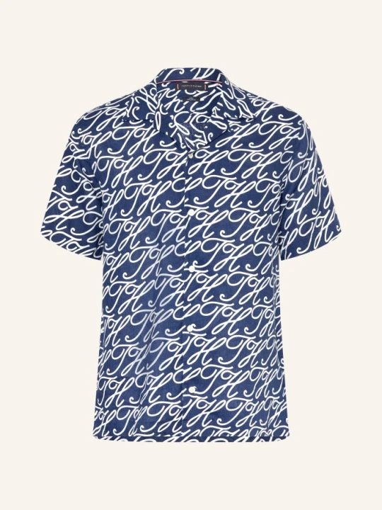 Zdjęcie produktu Tommy Hilfiger Koszula Wypoczynkowa O Regularnym Kroju, Wykonana Z Lnu blau
