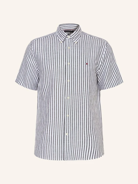 Zdjęcie produktu Tommy Hilfiger Koszula Z Krótkim Rękawem Regular Fit Z Lnem blau