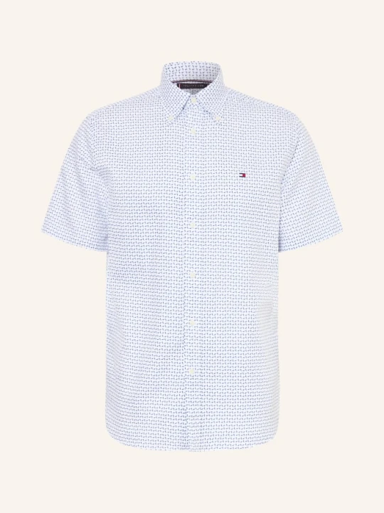 Zdjęcie produktu Tommy Hilfiger Koszula Z Krótkim Rękawem Regular Fit Z Lnem weiss