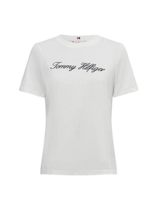 Zdjęcie produktu Tommy Hilfiger Koszulka Kobiety Bawełna biały