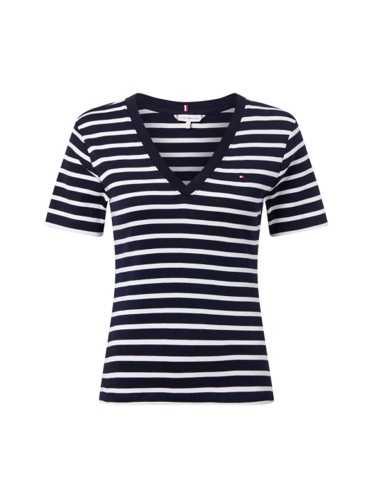Zdjęcie produktu Tommy Hilfiger Koszulka Kobiety Bawełna niebieski