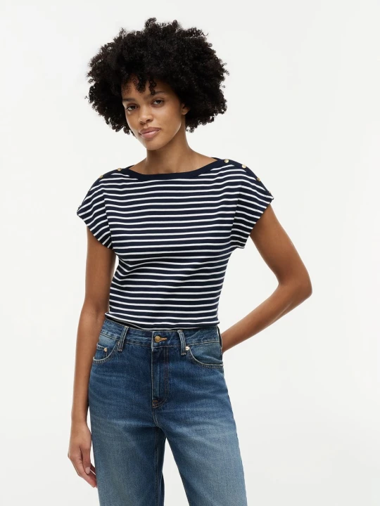 Zdjęcie produktu Tommy Hilfiger Koszulka Kobiety Bawełna niebieski | wielokolorowy