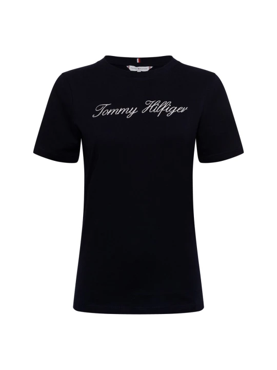 Zdjęcie produktu Tommy Hilfiger Koszulka Kobiety Bawełna niebieski