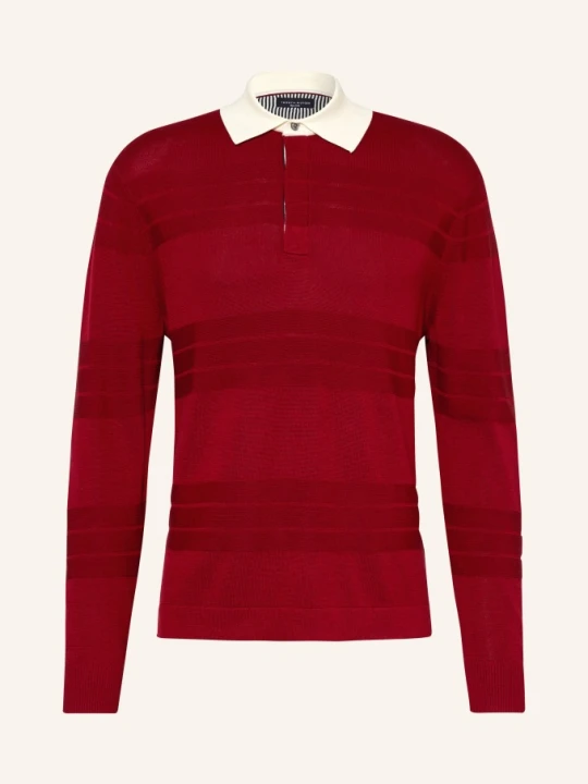 Zdjęcie produktu Tommy Hilfiger Koszulka Dzianinowa W Stylu Rugby rot