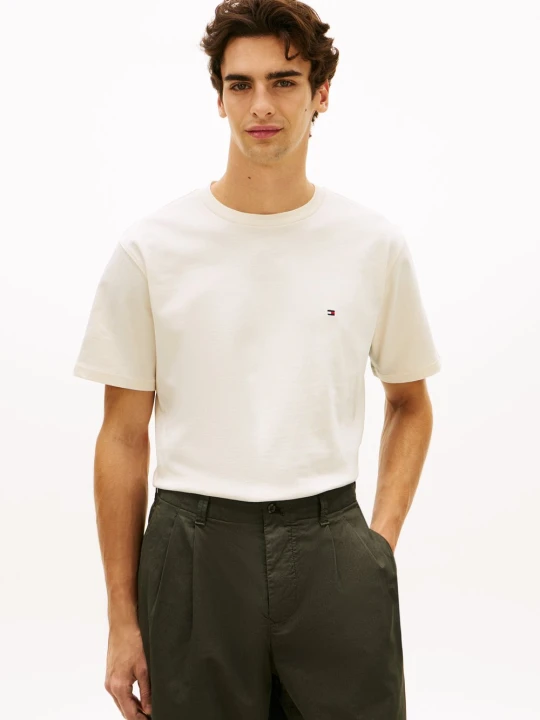 Zdjęcie produktu Tommy Hilfiger Koszulka Mężczyźni Bawełna biały | niebieski | czerwony