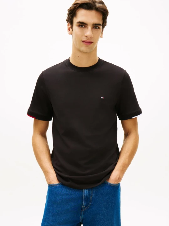 Zdjęcie produktu Tommy Hilfiger Koszulka Mężczyźni Bawełna czarny