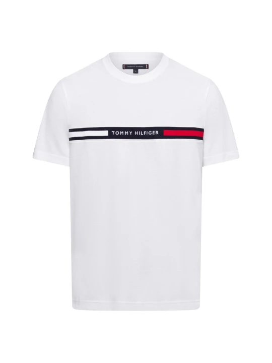 Zdjęcie produktu Tommy Hilfiger Koszulka Mężczyźni Bawełna biały