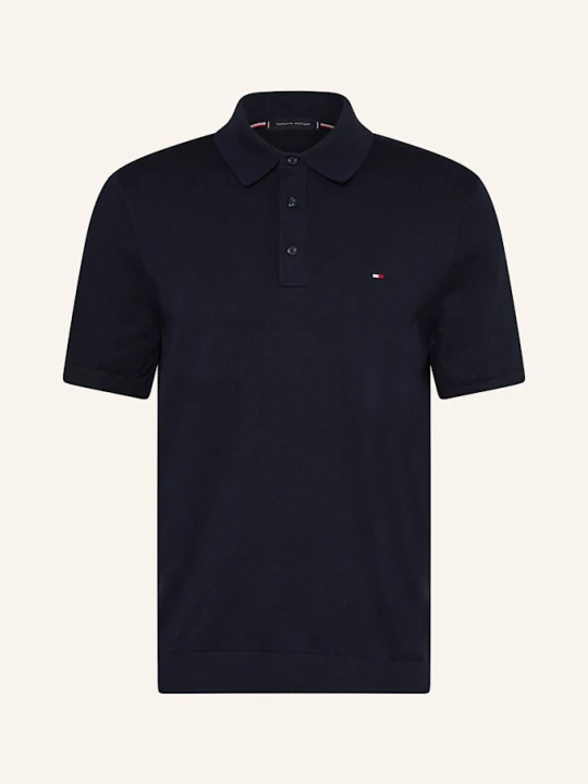 Zdjęcie produktu Tommy Hilfiger Koszulka Polo Z Dzianiny blau GRANATOWY