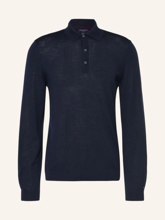 Zdjęcie produktu Tommy Hilfiger Koszulka Polo Z Dzianiny blau GRANATOWY