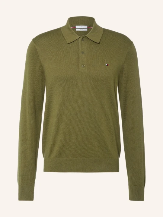 Zdjęcie produktu Tommy Hilfiger Koszulka Polo Z Dzianiny gruen CIEMNOZIELONY