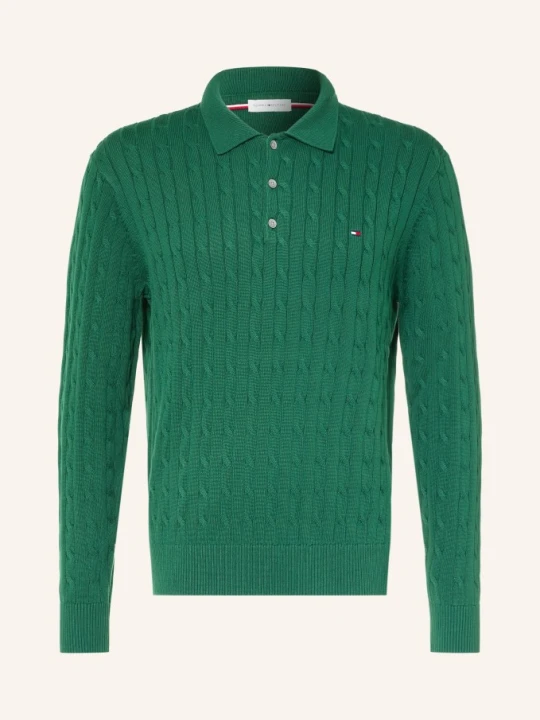 Zdjęcie produktu Tommy Hilfiger Koszulka Polo Z Dzianiny gruen ZIELONY