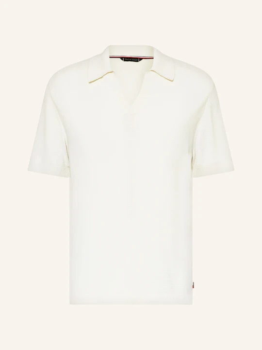Zdjęcie produktu Tommy Hilfiger Koszulka Polo Z Dzianiny Regular Fit weiss KREMOWY