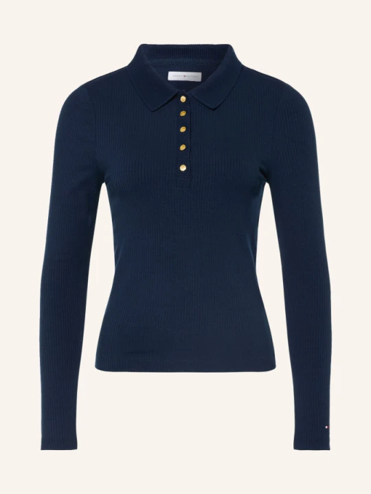 Zdjęcie produktu Tommy Hilfiger Koszulka Polo Z Jerseyu blau GRANATOWY