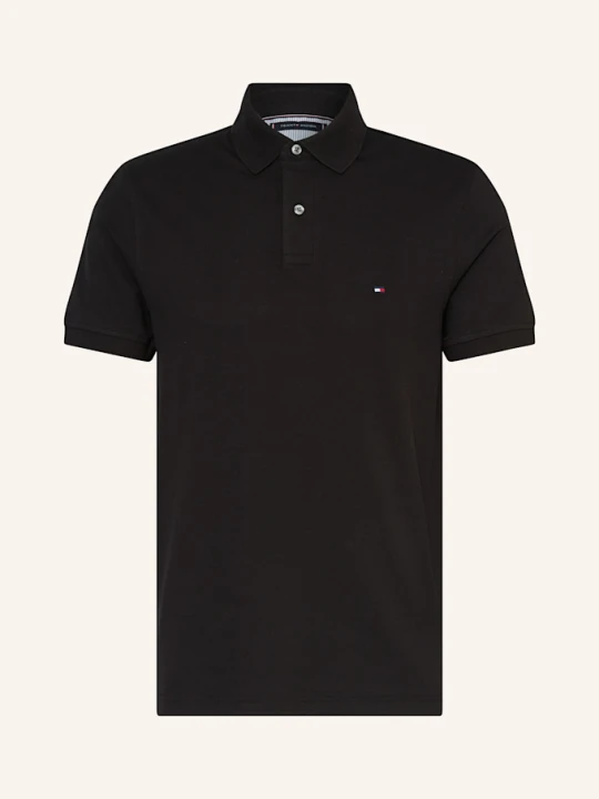 Zdjęcie produktu Tommy Hilfiger Koszulka Polo Z Piki Regular Fit schwarz CZARNY