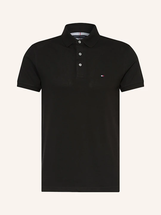 Zdjęcie produktu Tommy Hilfiger Koszulka Polo Z Piki Slim Fit schwarz CZARNY