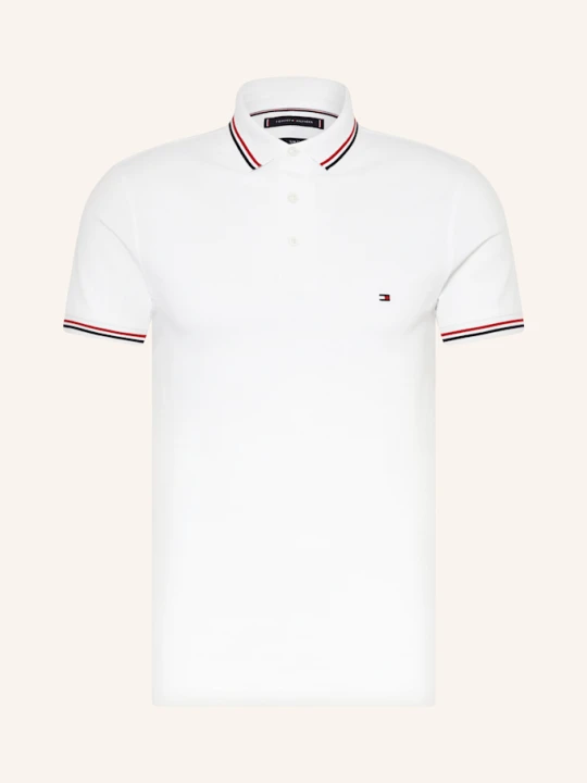 Zdjęcie produktu Tommy Hilfiger Koszulka Polo Z Piki Tipped Slim Fit weiss BIAŁY