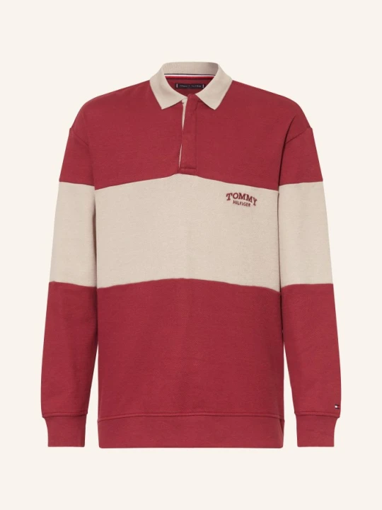 Zdjęcie produktu Tommy Hilfiger Koszulka Polo Z Pikowanym Wzorem rot