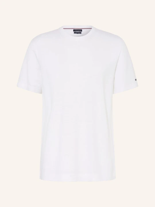 Zdjęcie produktu Tommy Hilfiger Koszulka Z Lnu weiss BIAŁY