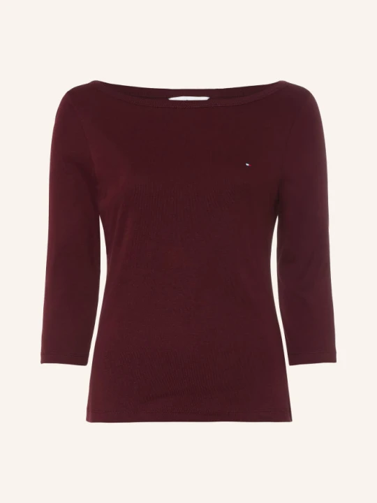Zdjęcie produktu Tommy Hilfiger Koszulka Z Rękawem 3 / 4 rot CIEMNOCZERWONY