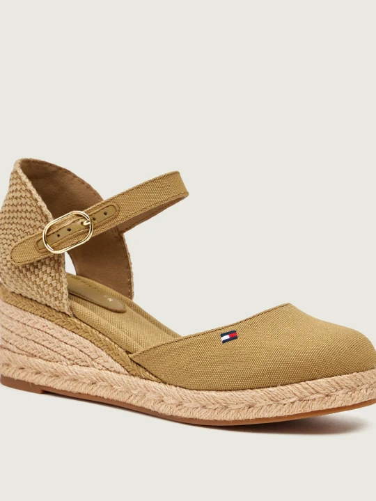 Zdjęcie produktu Tommy Hilfiger Koturny | z dodatkiem skóry zielony