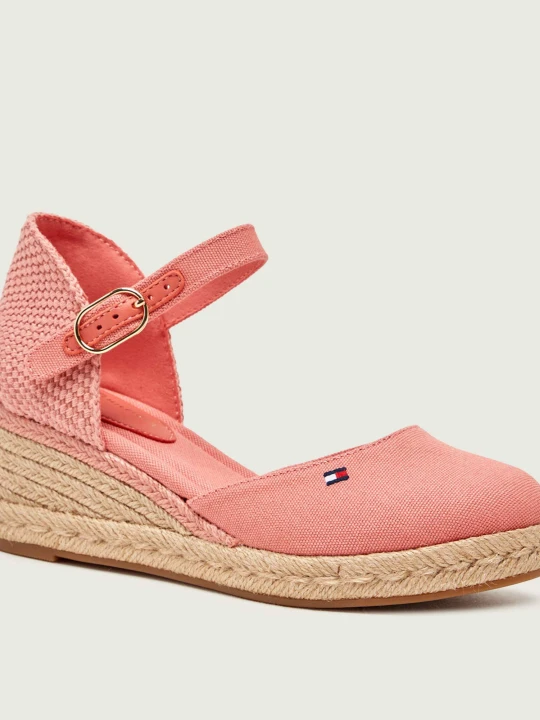 Zdjęcie produktu Tommy Hilfiger Koturny | z dodatkiem skóry różowy