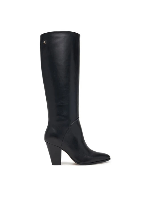 Zdjęcie produktu Tommy Hilfiger Kozaki Clean Tubular Knee Boot FW0FW09584 Czarny