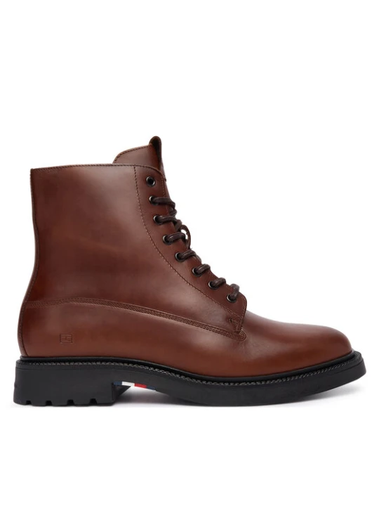 Zdjęcie produktu Tommy Hilfiger Kozaki Comfort Lwt FM0FM05593 Brązowy