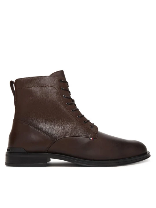 Zdjęcie produktu Tommy Hilfiger Kozaki Corporate FM0FM05577 Brązowy