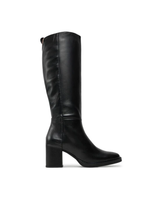 Zdjęcie produktu Tommy Hilfiger Kozaki Long Boot Mid Wrapped Lthr Heel FW0FW08099 Czarny
