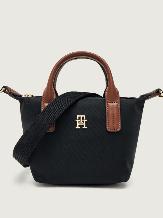 Zdjęcie produktu Tommy Hilfiger Kuferek | z dodatkiem skóry czarny