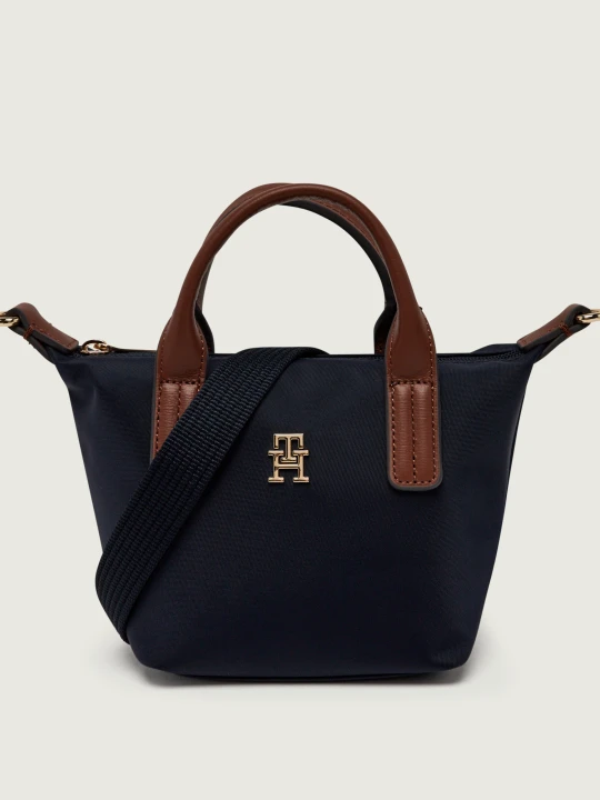 Zdjęcie produktu Tommy Hilfiger Kuferek | z dodatkiem skóry granatowy