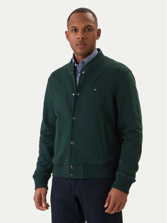 Zdjęcie produktu Tommy Hilfiger Kurtka bomber Essential MW0MW42470 Zielony Regular Fit