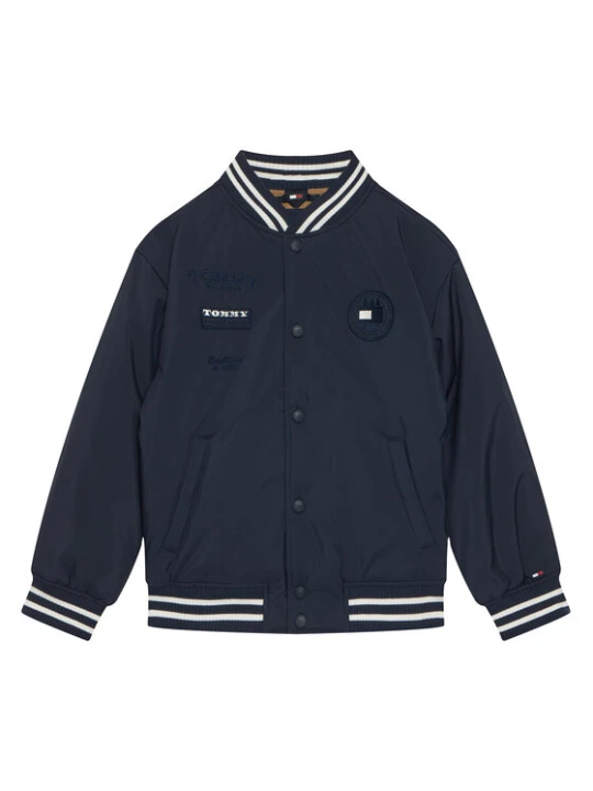 Zdjęcie produktu Tommy Hilfiger Kurtka bomber Graphic KB0KB10079 Granatowy Regular Fit