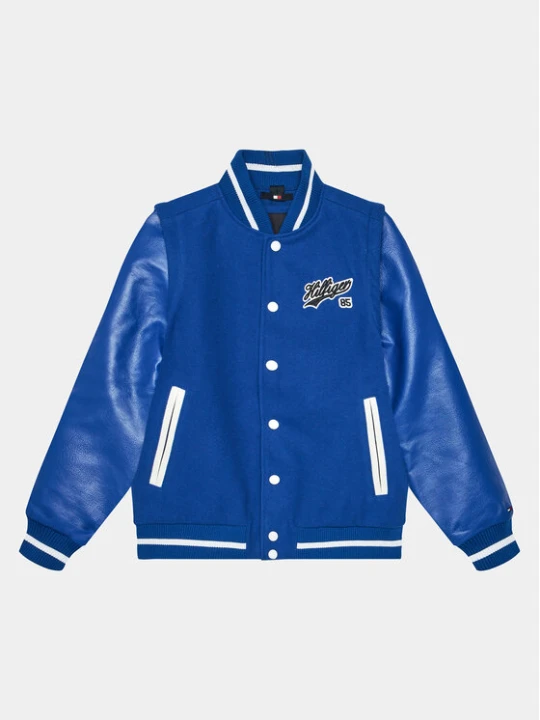 Zdjęcie produktu Tommy Hilfiger Kurtka bomber KB0KB08879 D Niebieski Regular Fit