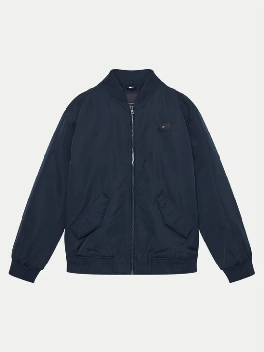 Zdjęcie produktu Tommy Hilfiger Kurtka bomber KB0KB09091 Granatowy Relaxed Fit