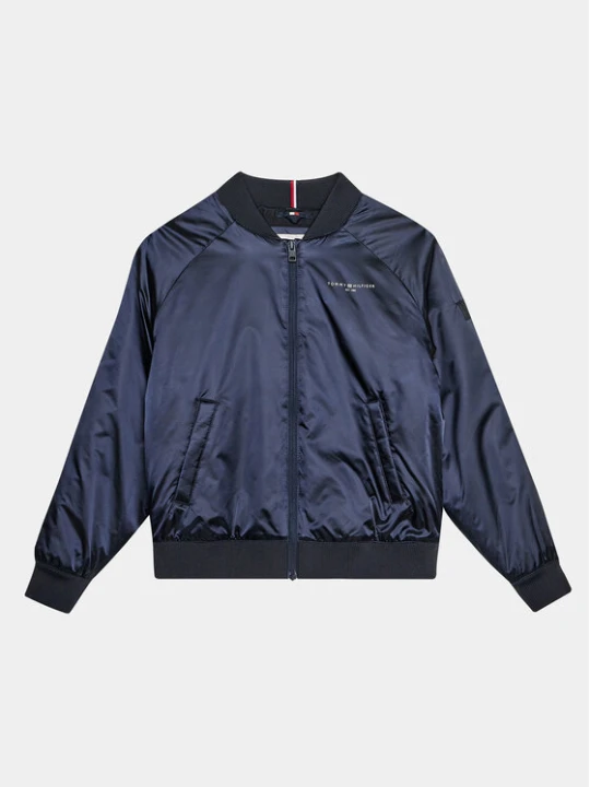 Zdjęcie produktu Tommy Hilfiger Kurtka bomber KG0KG07829 D Granatowy Oversize