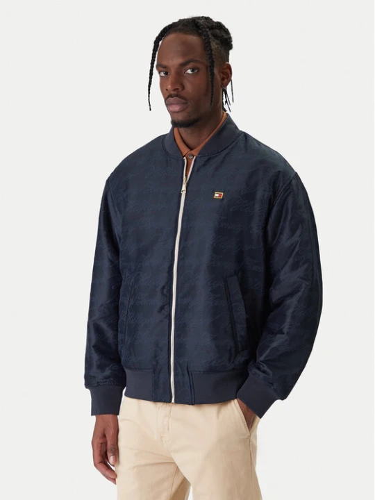 Zdjęcie produktu Tommy Hilfiger Kurtka bomber MW0MW42011 Granatowy Regular Fit