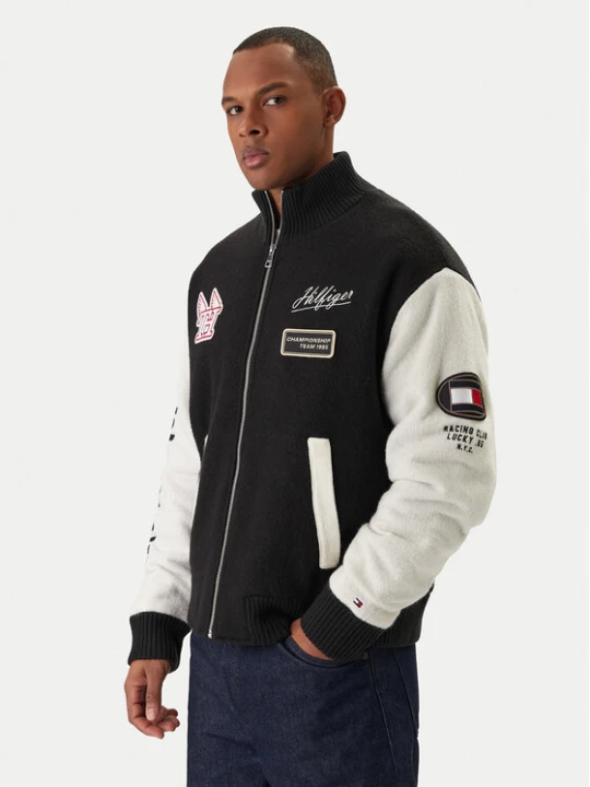 Zdjęcie produktu Tommy Hilfiger Kurtka bomber MW0MW42581 Czarny Regular Fit