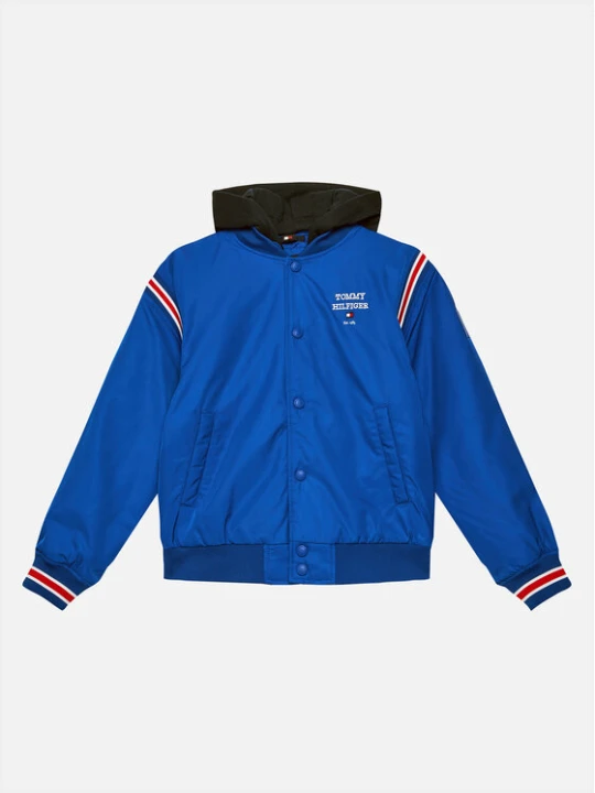Zdjęcie produktu Tommy Hilfiger Kurtka bomber Th Logo Bomber Jacket KB0KB08742 Niebieski Regular Fit