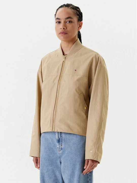 Zdjęcie produktu Tommy Hilfiger Kurtka bomber WW0WW45619 Beżowy Relaxed Fit