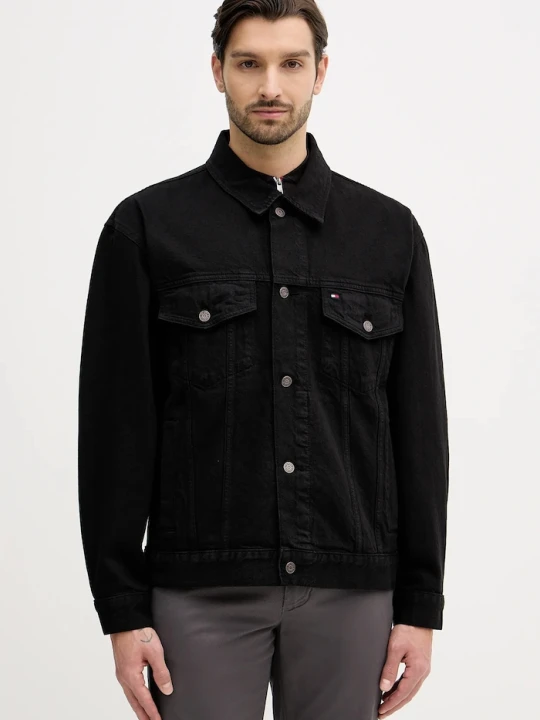 Zdjęcie produktu Tommy Hilfiger kurtka jeansowa czarny