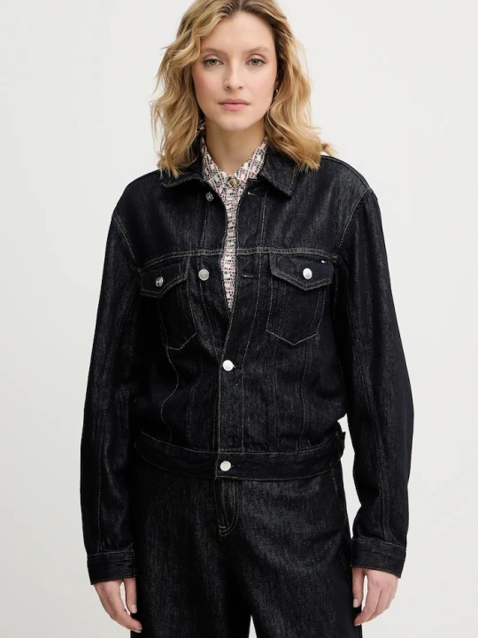 Zdjęcie produktu Tommy Hilfiger kurtka jeansowa granatowy