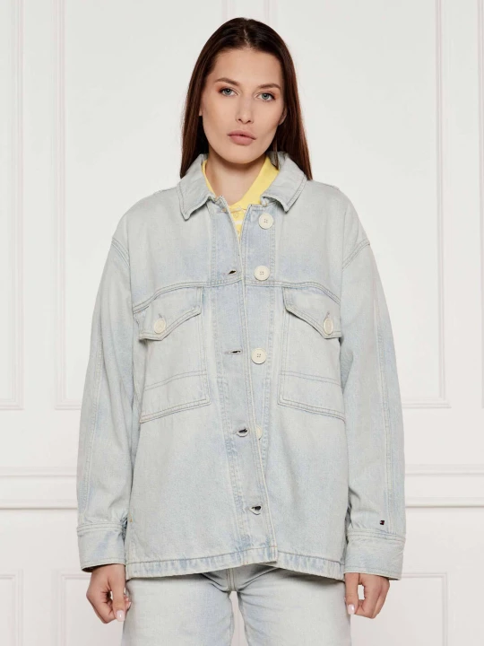 Zdjęcie produktu Tommy Hilfiger Kurtka jeansowa | Oversize fit błękitny