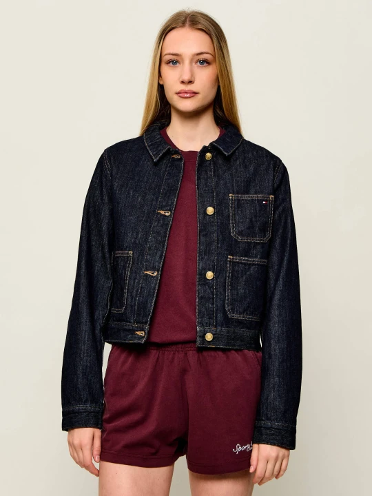 Zdjęcie produktu Tommy Hilfiger Kurtka jeansowa | Regular Fit granatowy