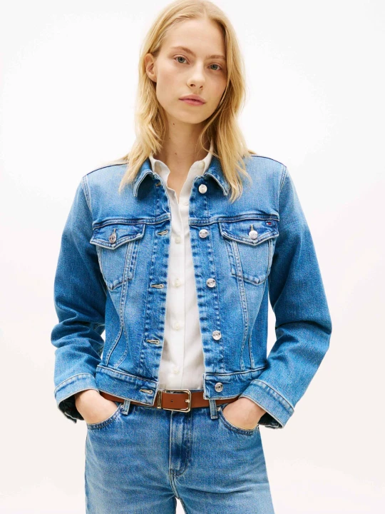 Zdjęcie produktu Tommy Hilfiger Kurtka jeansowa | Slim Fit niebieski