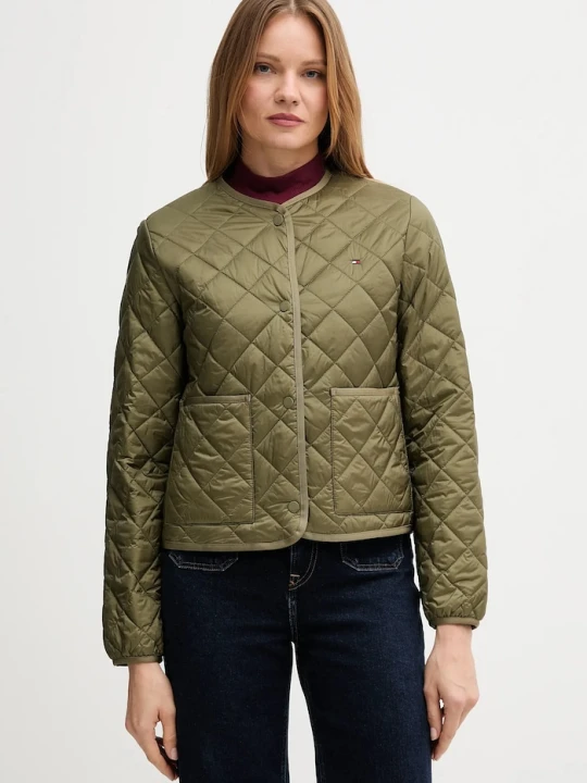 Zdjęcie produktu Tommy Hilfiger kurtka przejściowa damska zielony