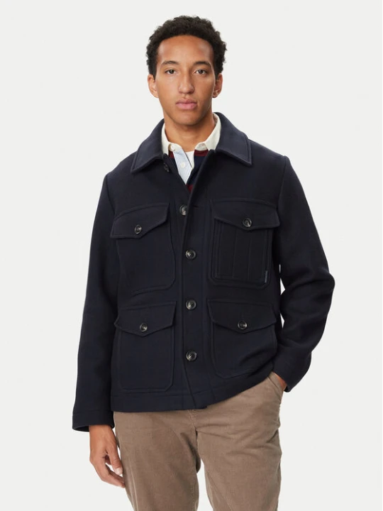 Zdjęcie produktu Tommy Hilfiger Kurtka koszulowa MW0MW44798 Granatowy Regular Fit