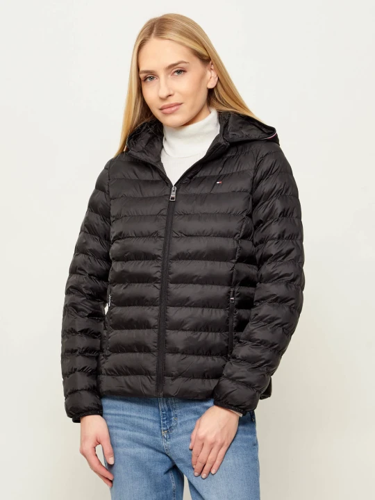 Zdjęcie produktu Tommy Hilfiger Kurtka LW Padded Global | Regular Fit czarny