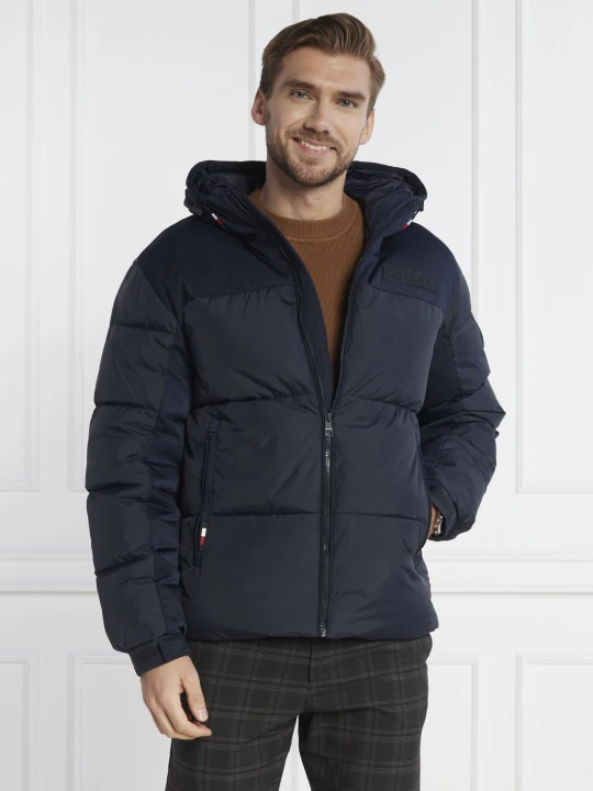 Zdjęcie produktu Tommy Hilfiger Kurtka NEW YORK HOODED | Regular Fit granatowy